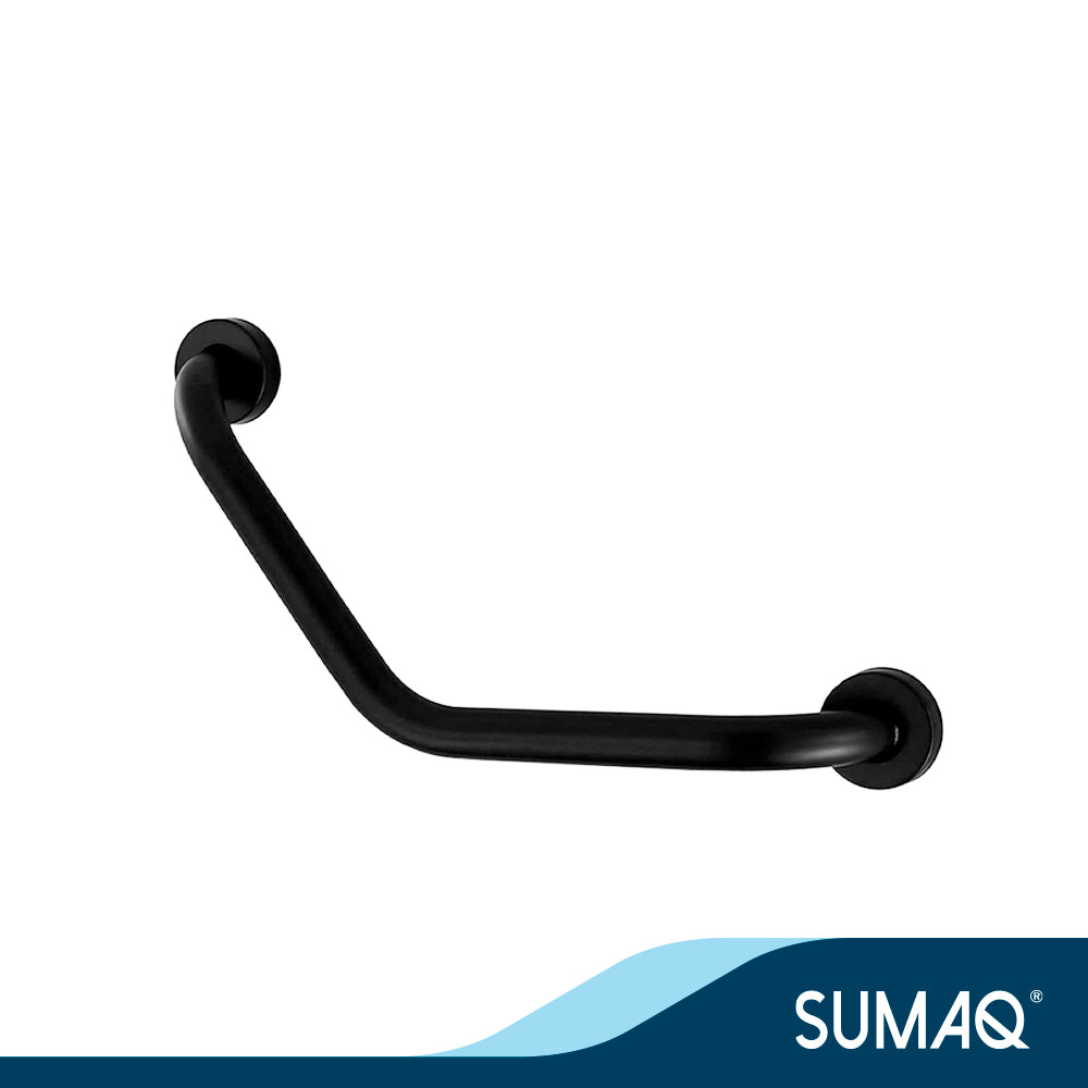 Agarradera vertical acero inoxidable negro
