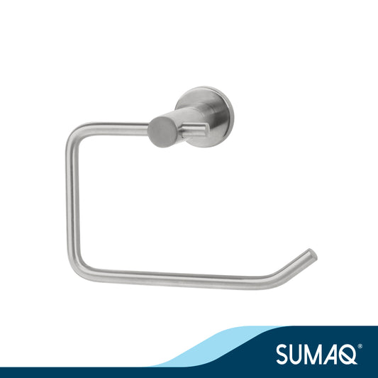 Papelera circular con tope curvo mod. Kina acero inoxidable