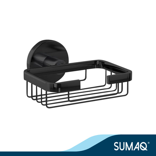 Jabonera rejilla mod. Kami acero inoxidable negro
