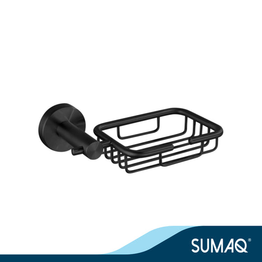 Jabonera rejilla mod. Kiara acero inoxidable negro