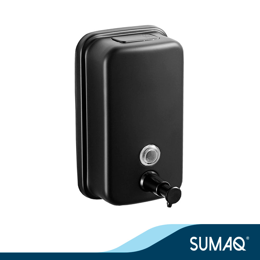 Dispensador de jabon liquido acero inoxidable negro