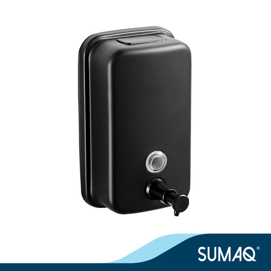 Dispensador de jabon liquido acero inoxidable negro