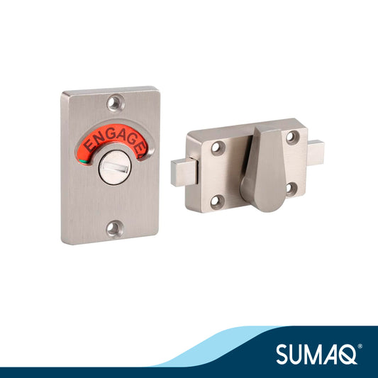 Cerrojo indicador nickel satinado